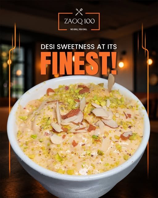 Desi dessert at Zaoq 100